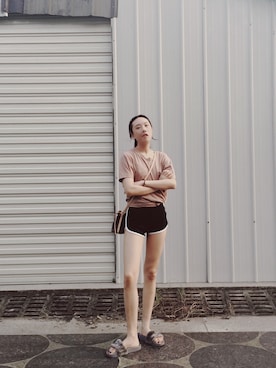 「アイテム（ドラムバッグ、その他）」を使った、Yeekin_さん（レディース・165cm）の夏コーディネート