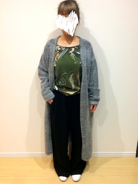 「BLESS（ブレス）のアイテム（トップス）」を使った、megさん（レディース・156cm）の秋コーディネート