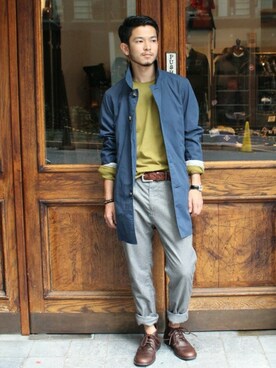 JOURNAL STANDARD 表参道 スタッフさん（メンズ・170cm）の秋コーディネート