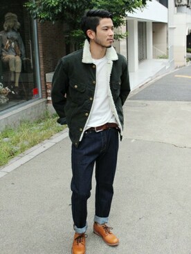 JOURNAL STANDARD 表参道 スタッフさん（メンズ・170cm）の秋コーディネート