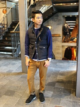 JOURNAL STANDARD 表参道 スタッフさん（メンズ・170cm）の秋コーディネート
