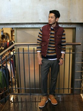 JOURNAL STANDARD 表参道 スタッフさん（メンズ・170cm）の秋コーディネート