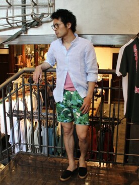 JOURNAL STANDARD 表参道 スタッフさん（メンズ・175cm）の夏コーディネート