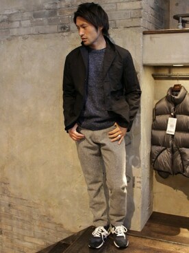 JOURNAL STANDARD 表参道 スタッフさん（メンズ・175cm）の冬コーディネート