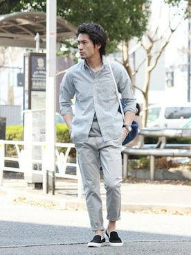 JOURNAL STANDARD 表参道 スタッフさん（メンズ・175cm）の春コーディネート