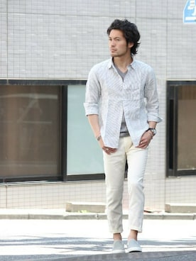 JOURNAL STANDARD 表参道 スタッフさん（メンズ・175cm）の春コーディネート