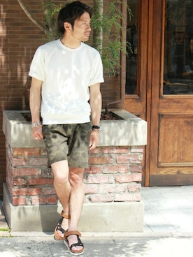 「JOURNAL STANDARD（ジャーナルスタンダード）のアイテム（スウェット）」を使った、JOURNAL STANDARD 表参道 スタッフさん（メンズ・175cm）の春コーディネート