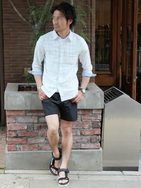 「グラミチ」｜JOURNAL STANDARD 表参道 スタッフさん（メンズ・175cm）の春コーディネート