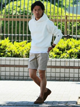 「G-SHOCK」｜「アイテム（腕時計）」を使った、JOURNAL STANDARD 表参道 スタッフさん（メンズ・175cm）の夏コーディネート