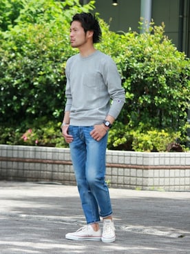 JOURNAL STANDARD 表参道 スタッフさん（メンズ・175cm）の夏コーディネート