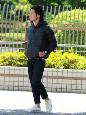 「Rocky Mountain FeatherBed（ロッキー マウンテン フェザーベッド）のアイテム」を使った、JOURNAL STANDARD 表参道 スタッフさん（メンズ・175cm）の夏コーディネート