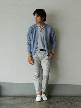 「DANASSA（ダナッサ）のアイテム」を使った、JOURNAL STANDARD 表参道 スタッフさん（メンズ・175cm）の夏コーディネート