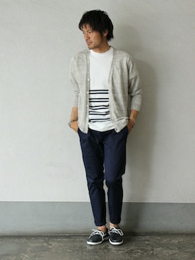 「DANASSA（ダナッサ）のアイテム」を使った、JOURNAL STANDARD 表参道 スタッフさん（メンズ・175cm）の夏コーディネート