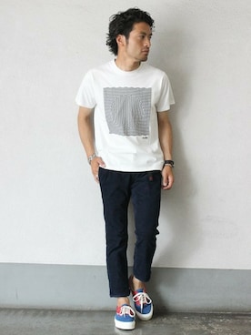 JOURNAL STANDARD 表参道 スタッフさん（メンズ・175cm）の夏コーディネート