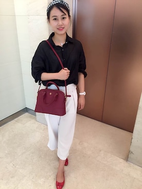 「RADOのアイテム」を使った、私奔到夏威夷さん（レディース・163cm）の秋コーディネート