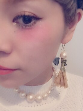 「ruruのアイテム（ピアス（両耳用）、ベージュ系）」を使った、aliceayakoさん（レディース・148cm）の春コーディネート