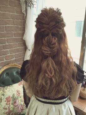 「NOのアイテム（ワンピース、ベージュ系）」を使った、aliceayakoさん（レディース・148cm）の冬コーディネート