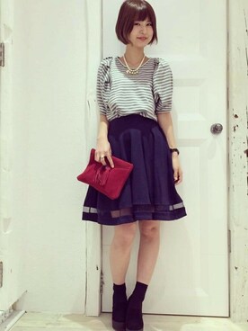shiraiさん（レディース・159cm）の夏コーディネート
