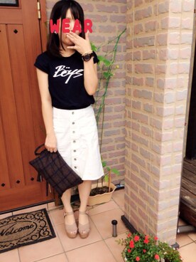 みかげさん（レディース・155cm）の夏コーディネート