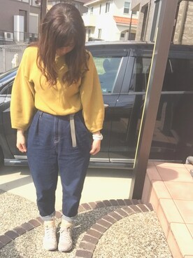 「CASIO（カシオ）のアイテム（その他）」を使った、みかげさん（レディース・155cm）の春コーディネート