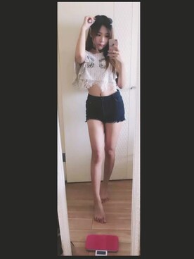 「cache cache（カシュ カシュ）のアイテム」を使った、東城憫さん（レディース・168cm・10代）の秋コーディネート