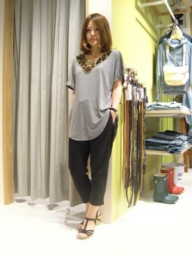 Nakamuさん（レディース・158cm）の春コーディネート