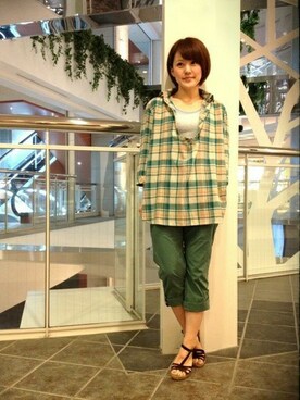 Nakamuさん（レディース・158cm）の春コーディネート