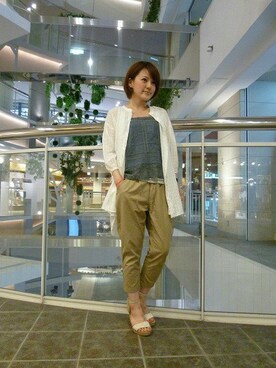 Nakamuさん（レディース・158cm）の春コーディネート