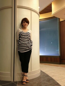 Nakamuさん（レディース・158cm）の夏コーディネート