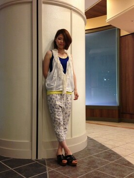 Nakamuさん（レディース・158cm）の夏コーディネート