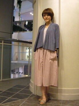 Nakamuさん（レディース・158cm）の夏コーディネート