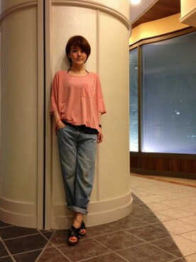 Nakamuさん（レディース・158cm）の夏コーディネート