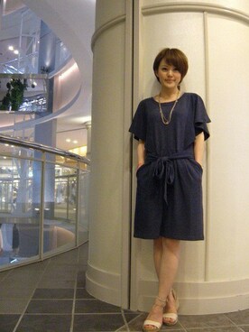 Nakamuさん（レディース・158cm）の夏コーディネート