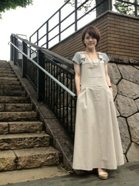 Nakamuさん（レディース・158cm）の夏コーディネート