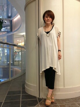 Nakamuさん（レディース・158cm）の夏コーディネート