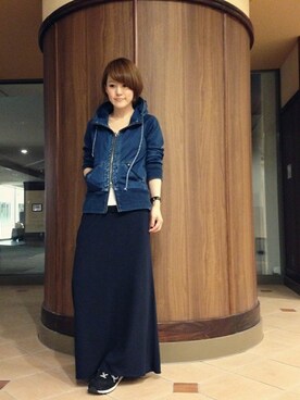 Nakamuさん（レディース・158cm）の秋コーディネート