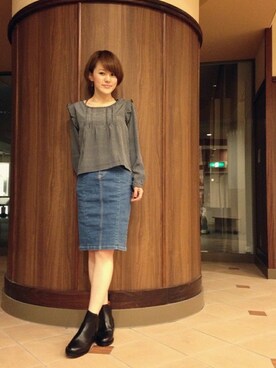 Nakamuさん（レディース・158cm）の秋コーディネート