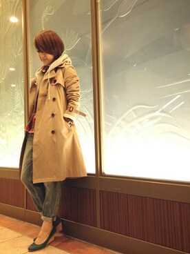 Nakamuさん（レディース・158cm）の秋コーディネート