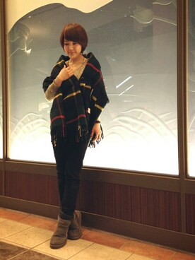 Nakamuさん（レディース・158cm）の冬コーディネート