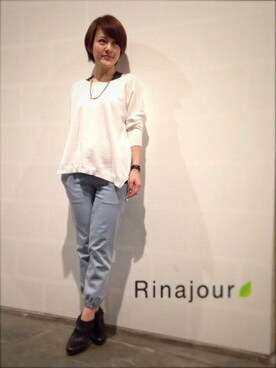 Nakamuさん（レディース・158cm）の春コーディネート