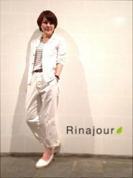 Nakamuさん（レディース・158cm）の春コーディネート