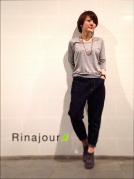 Nakamuさん（レディース・158cm）の春コーディネート