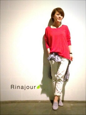 Nakamuさん（レディース・158cm）の春コーディネート