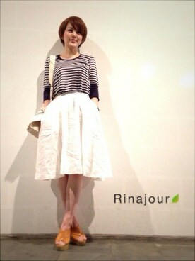 Nakamuさん（レディース・158cm）の春コーディネート