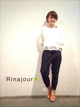 Nakamuさん（レディース・158cm）の春コーディネート