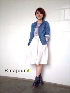 Nakamuさん(レディース・158cm)の春コーディネート