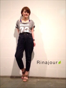 Nakamuさん（レディース・158cm）の春コーディネート