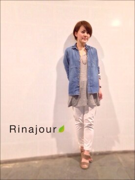 Nakamuさん（レディース・158cm）の春コーディネート