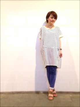 Nakamuさん（レディース・158cm）の春コーディネート