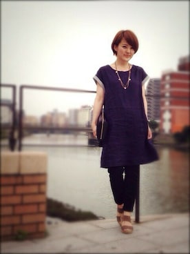 Nakamuさん(レディース・158cm)の夏コーディネート